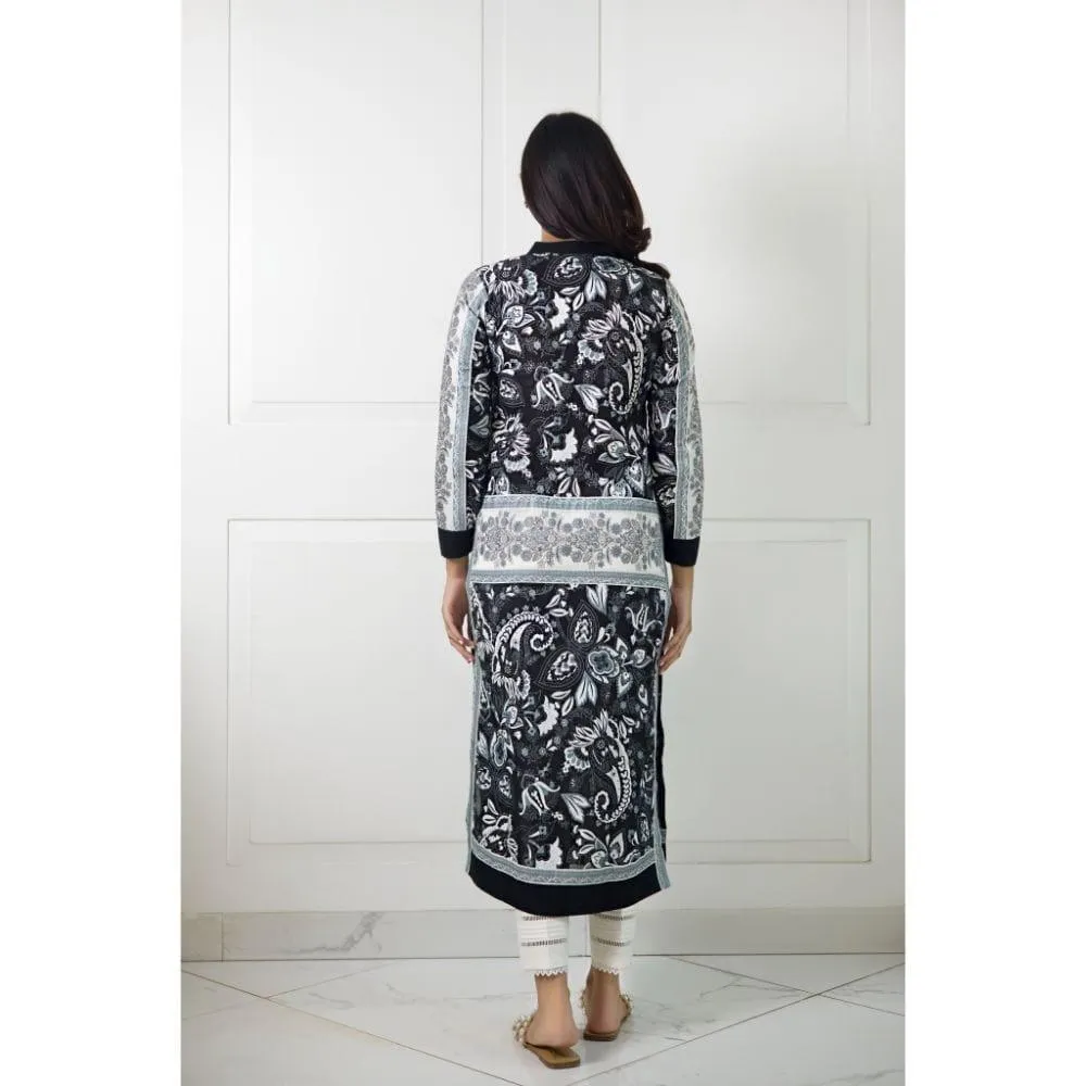 Shehrnaz - SHK-1008 - Black - Block Print - 2 Piece