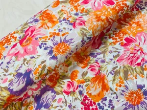 Summer Blooms COTTON POPLIN