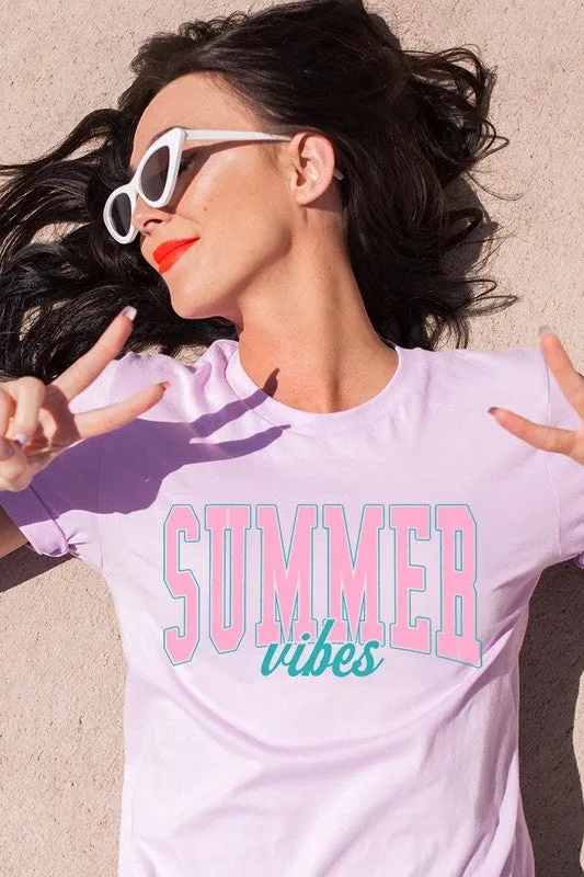 Summer Vibes Graphic T Shirt