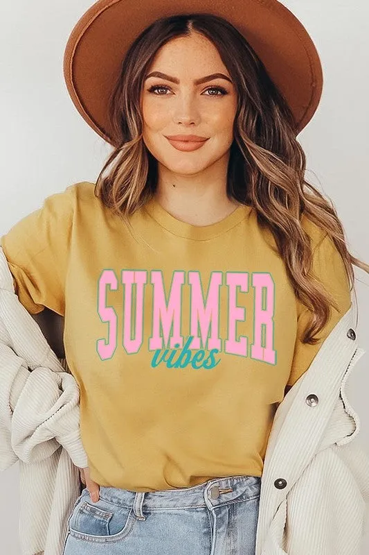 Summer Vibes Graphic T Shirt