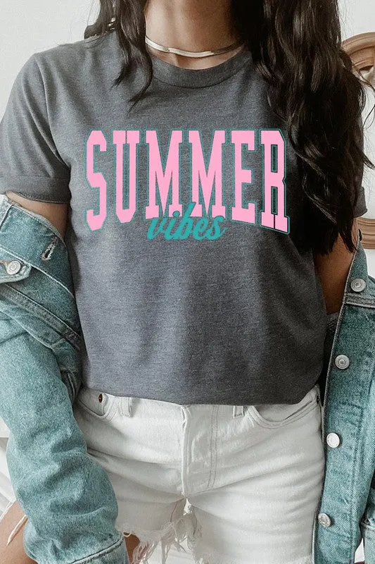 Summer Vibes Graphic T Shirt