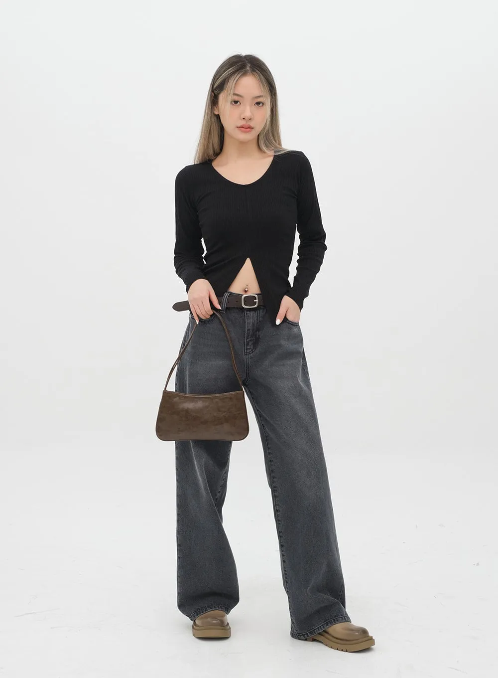 Wide Leg Jeans C2001