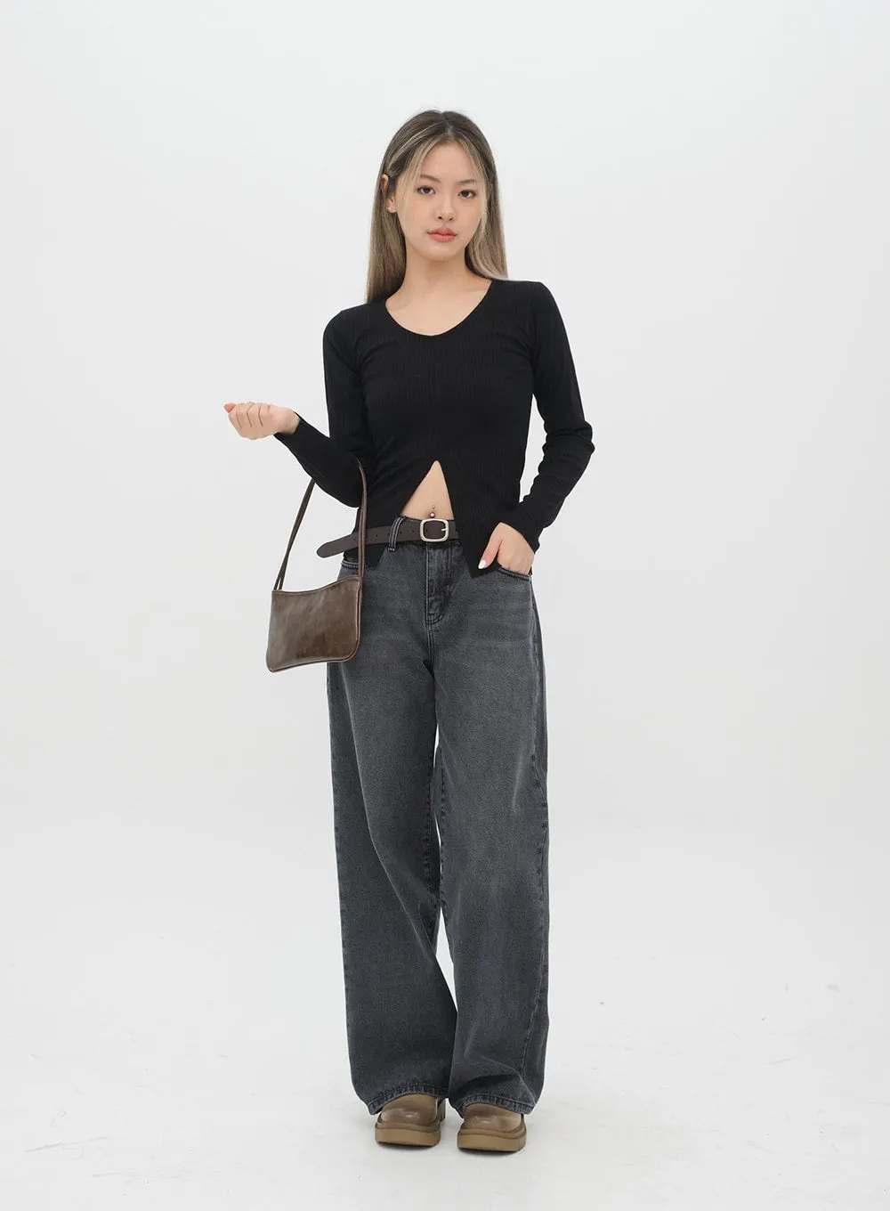 Wide Leg Jeans C2001