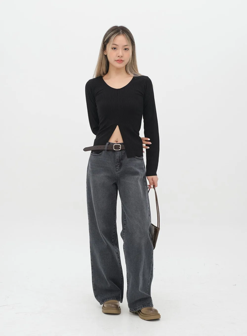 Wide Leg Jeans C2001