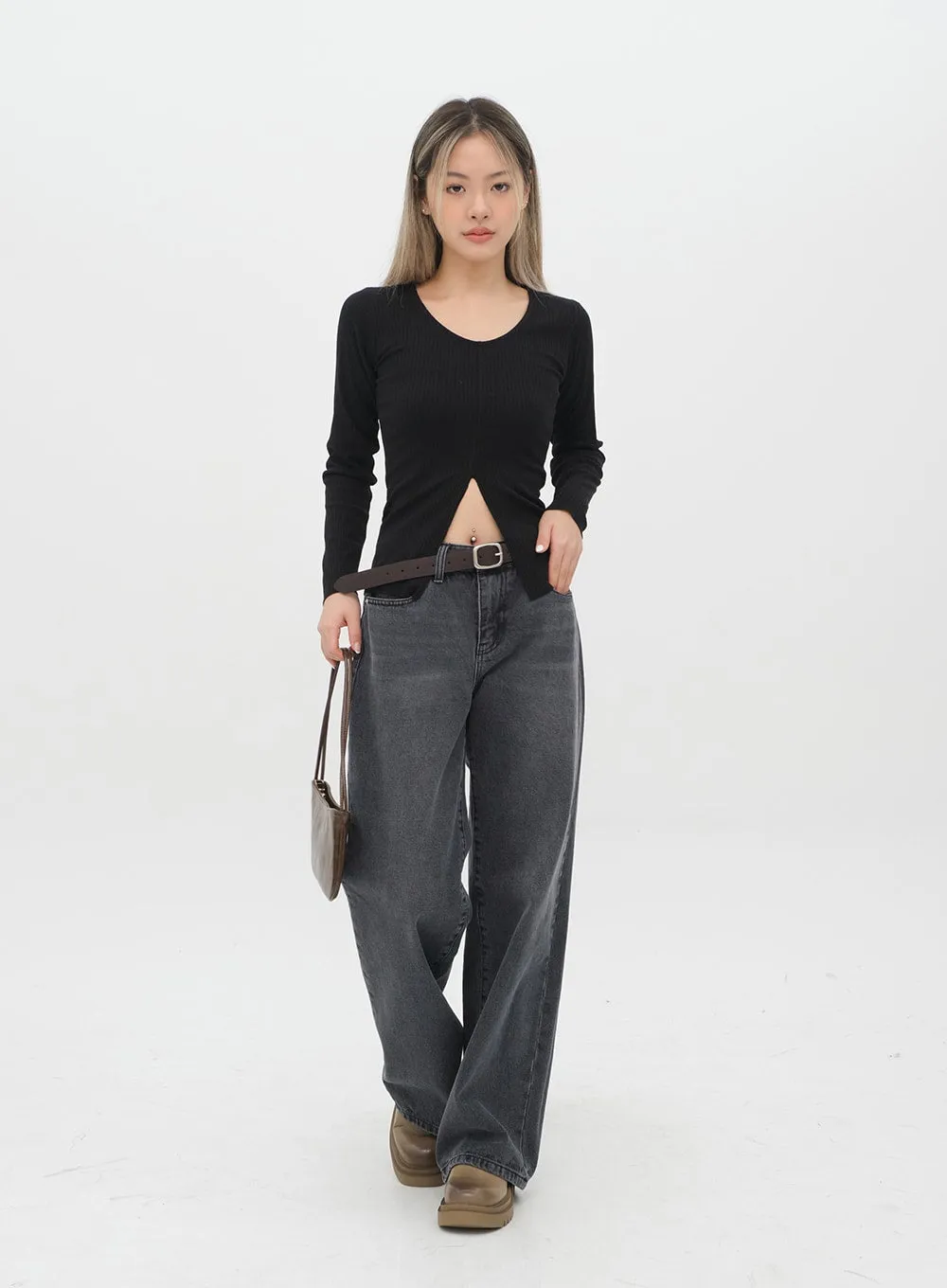 Wide Leg Jeans C2001