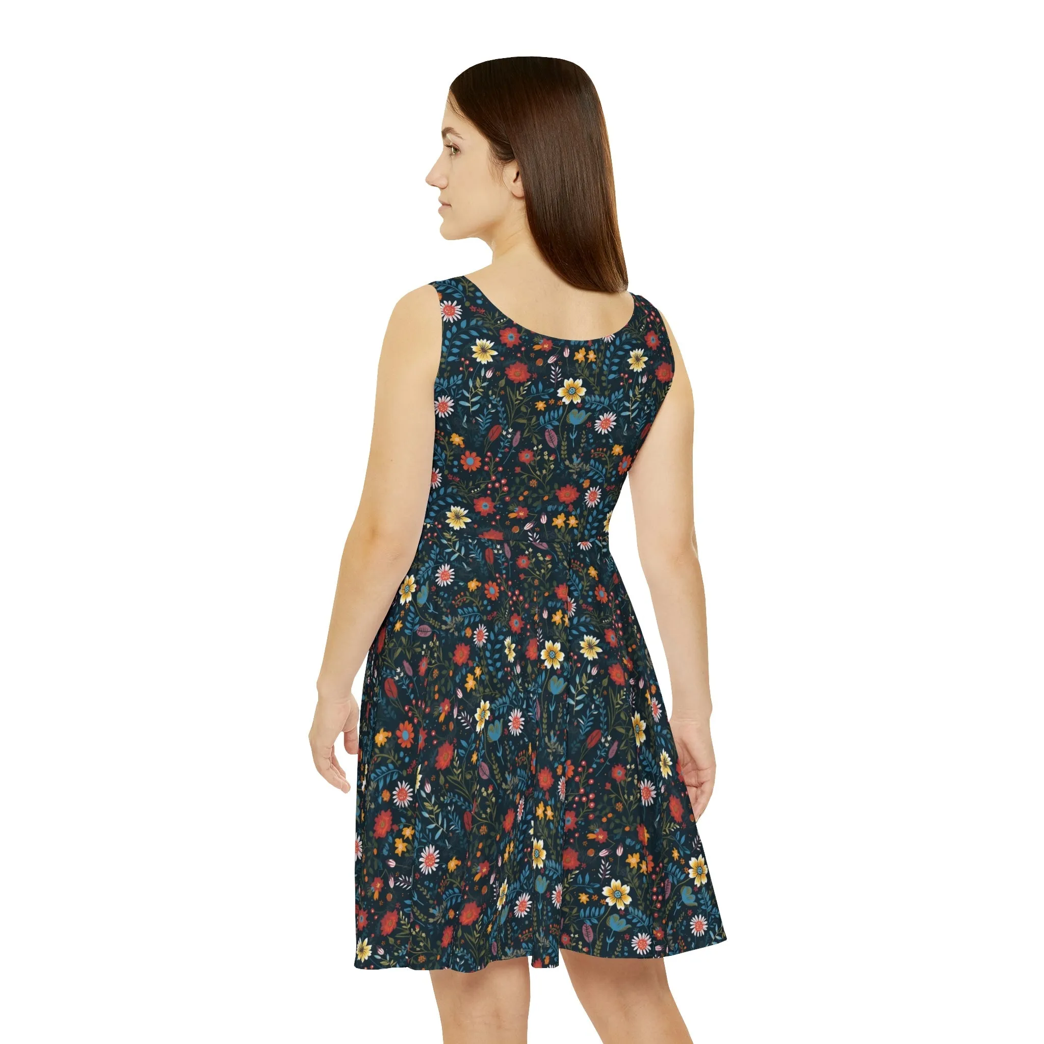 Wildflower Night Women's Skater Dress