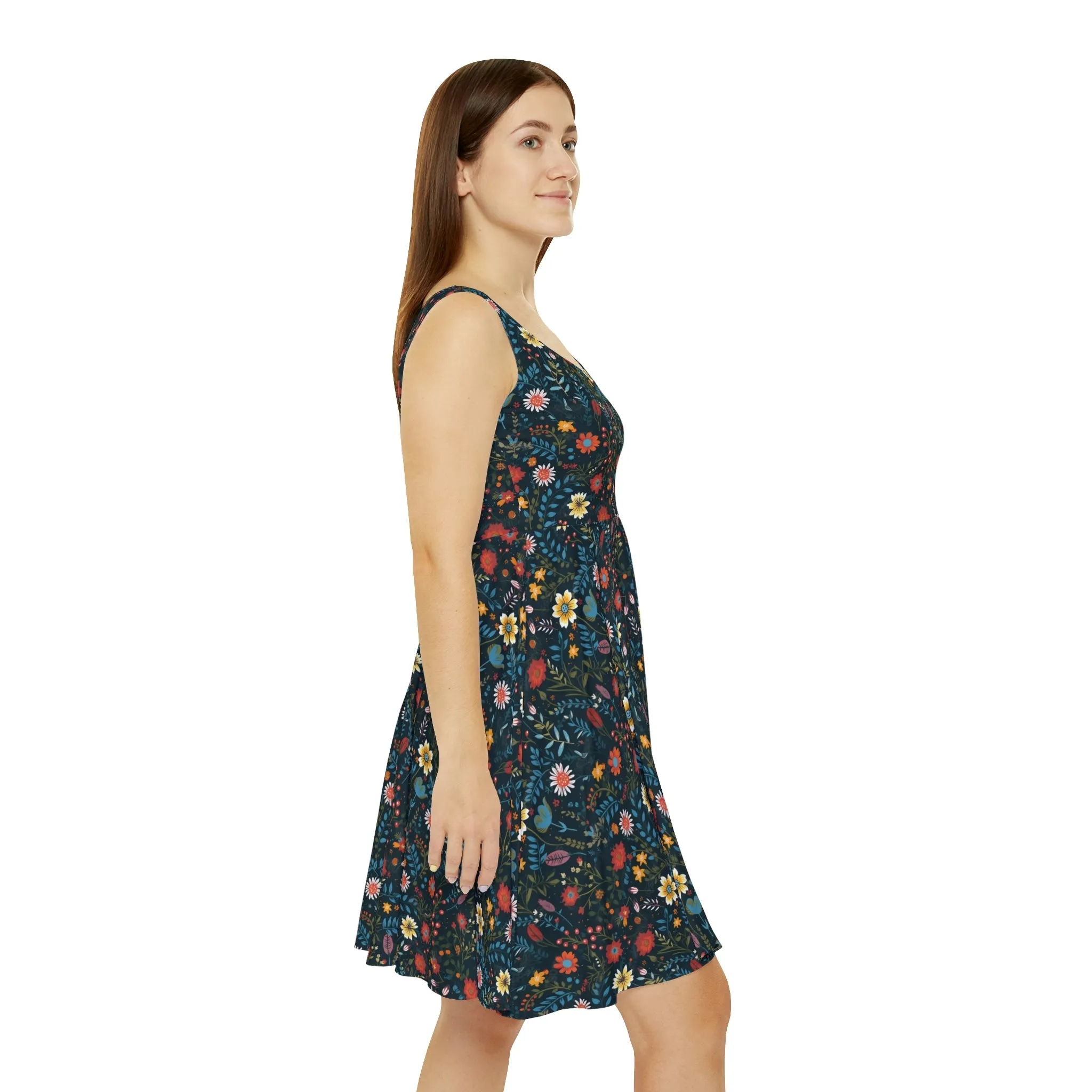 Wildflower Night Women's Skater Dress