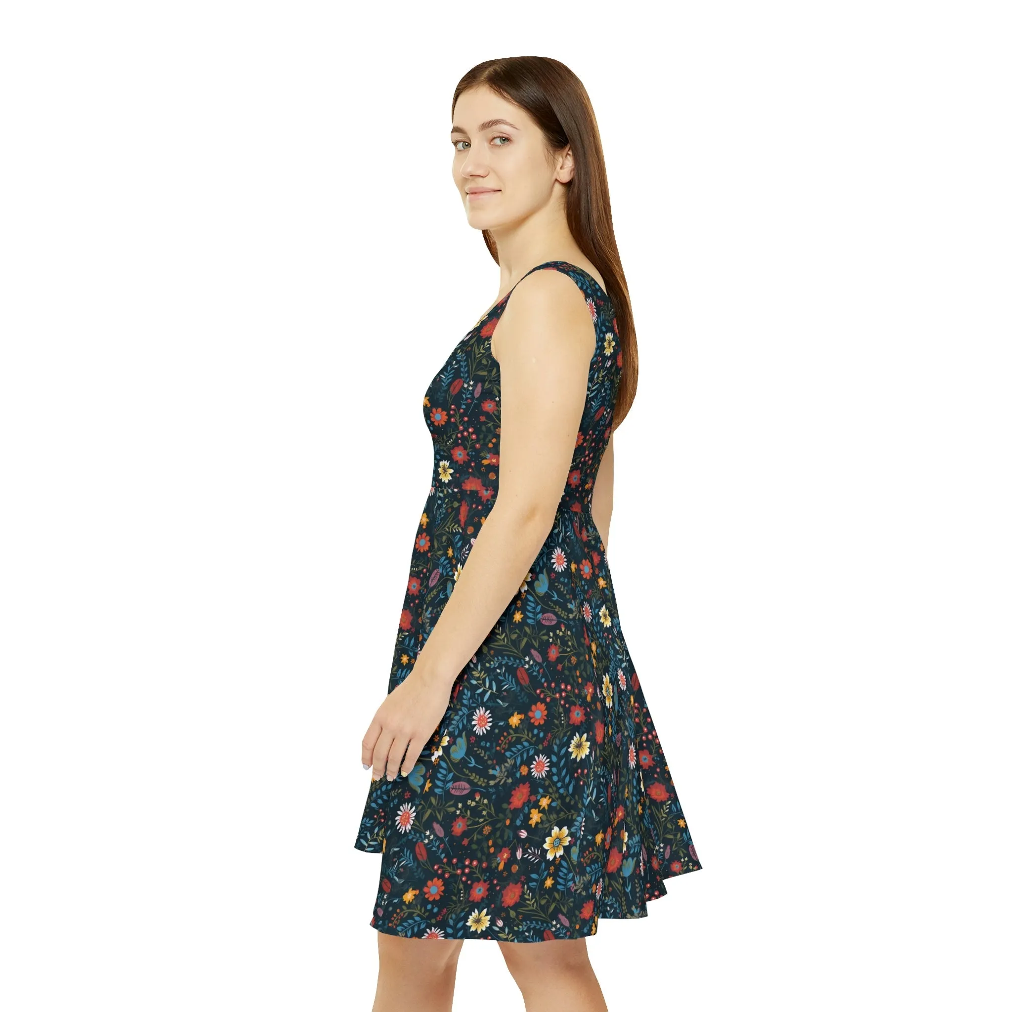 Wildflower Night Women's Skater Dress