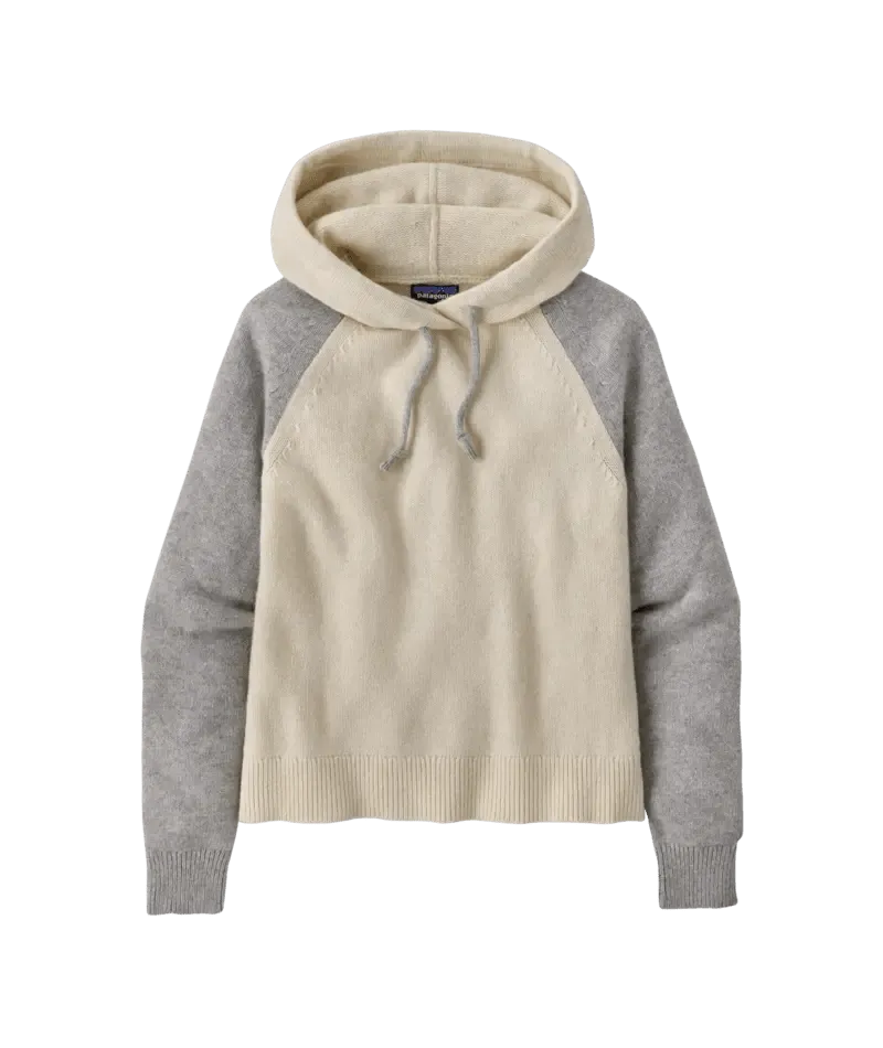 Women's Recycled Wool-Blend Hooded Pullover Sweater