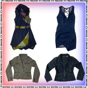 Y2K- Mixed Denim Bundle- Dresses & Jackets(SS-208)